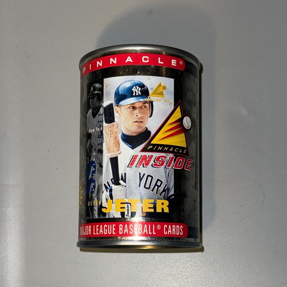 Pinnacle Inside New York Yankees Jeter Collectible Can